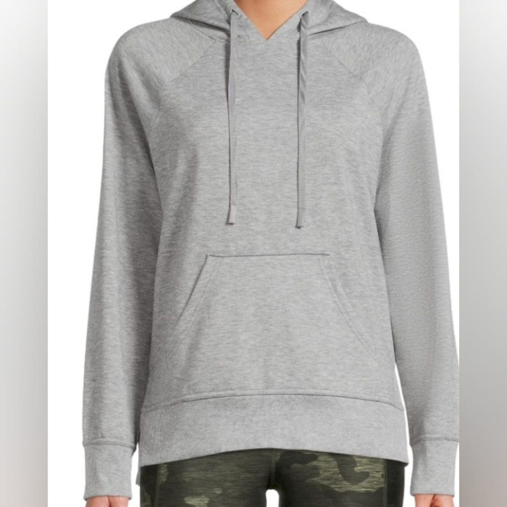 Athletic Works Light Gray Women's Hoodie Size XXXL